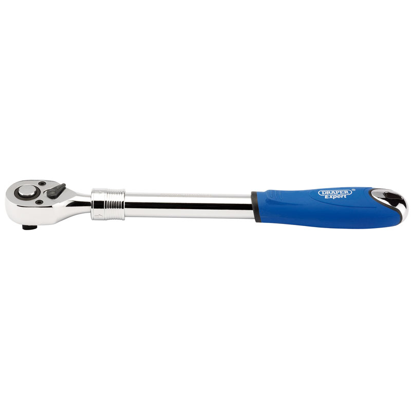 Draper 72 Tooth Extending Reversible Ratchet, 1/2" Sq. Dr. DRA-26800