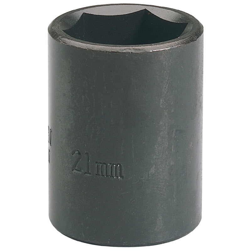 Draper Impact Socket, 1/2" Sq. Dr., 21mm (Sold Loose) DRA-26889