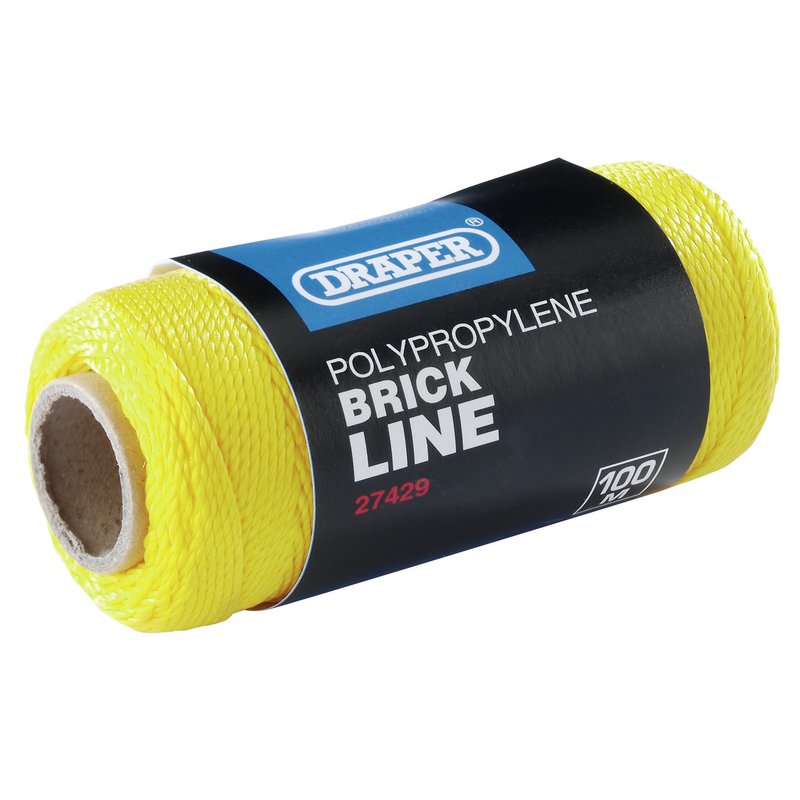 Draper Brick Line, 100m, Yellow DRA-27429