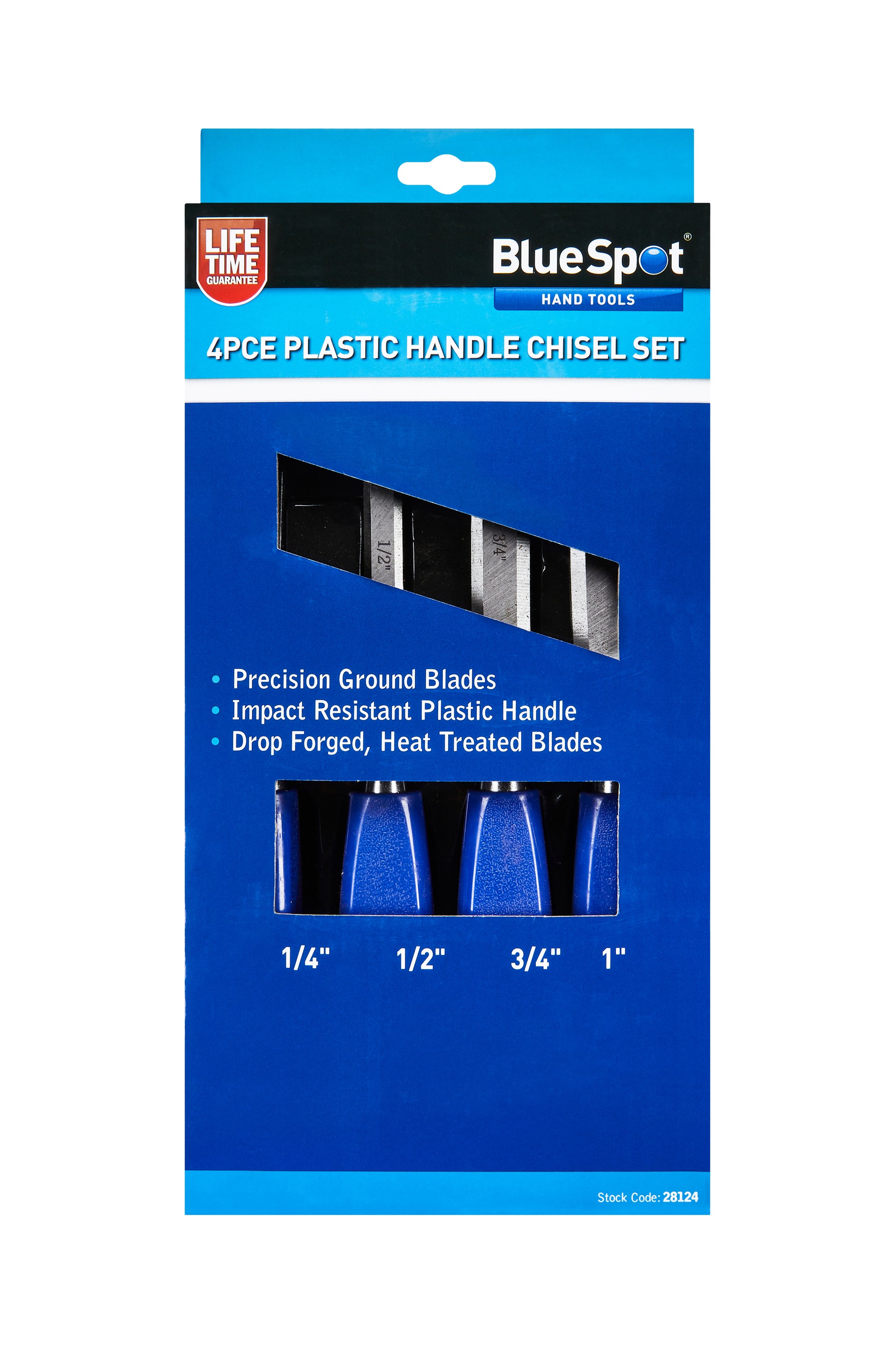 BlueSpot 4 PCE Wood Chisel Set 28124