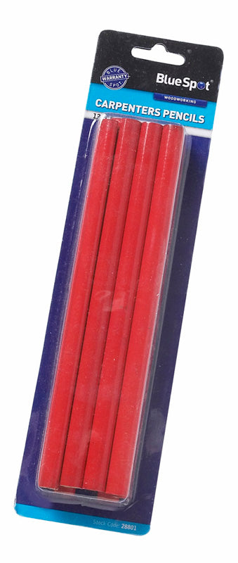 BlueSpot 12 Pack Carpenters Pencils 28801