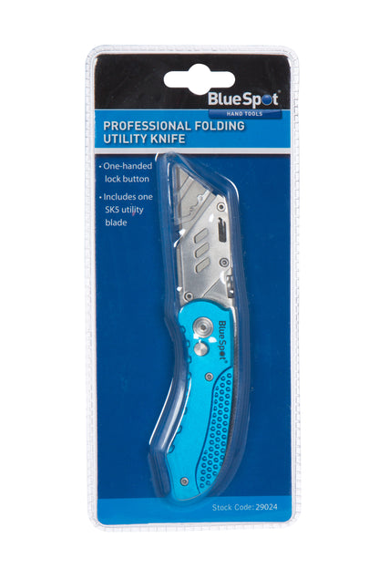 BlueSpot Professional Folding Utility Knife 29024