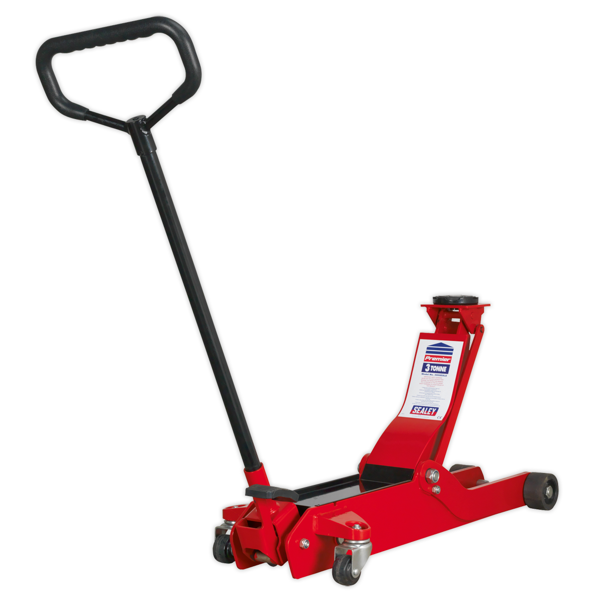 Sealey 3tonne Low Entry European Style Trolley Jack 3000ESLE