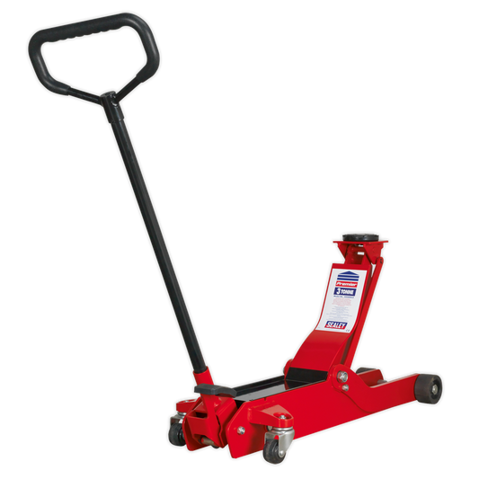 Sealey 3tonne Low Entry European Style Trolley Jack 3000ESLE