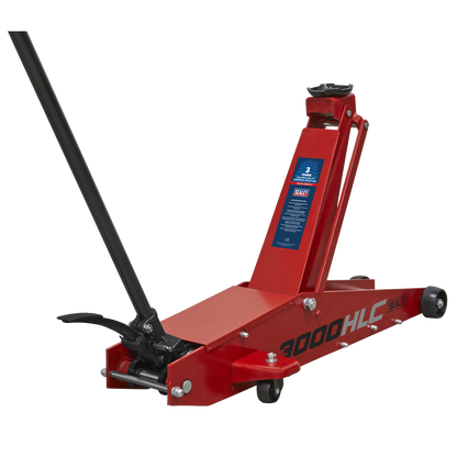 Sealey 3tonne Long Reach High Lift Trolley Jack 3000HLC