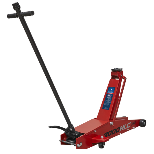 Sealey 3tonne Long Reach High Lift Trolley Jack 3000HLC