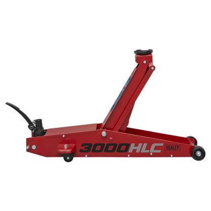 Sealey 3tonne Long Reach High Lift Trolley Jack 3000HLC