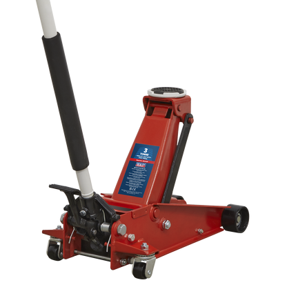 Sealey 3tonne Trolley Jack with Foot Pedal 3001CXP
