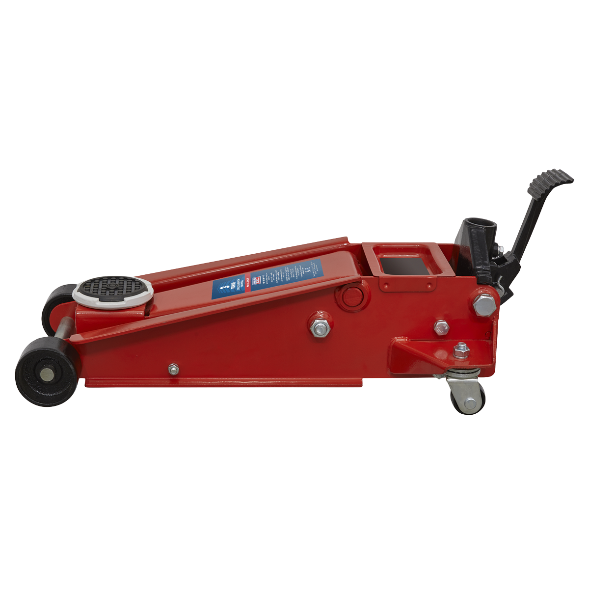 Sealey 3tonne Trolley Jack with Foot Pedal 3001CXP