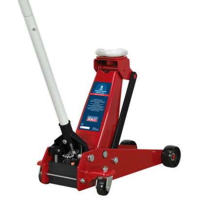 Sealey 3tonne Standard Chassis Trolley Jack with Axle Stands (Pair) 3010CX