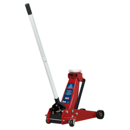 Sealey 3tonne Standard Chassis Trolley Jack with Axle Stands (Pair) 3010CX
