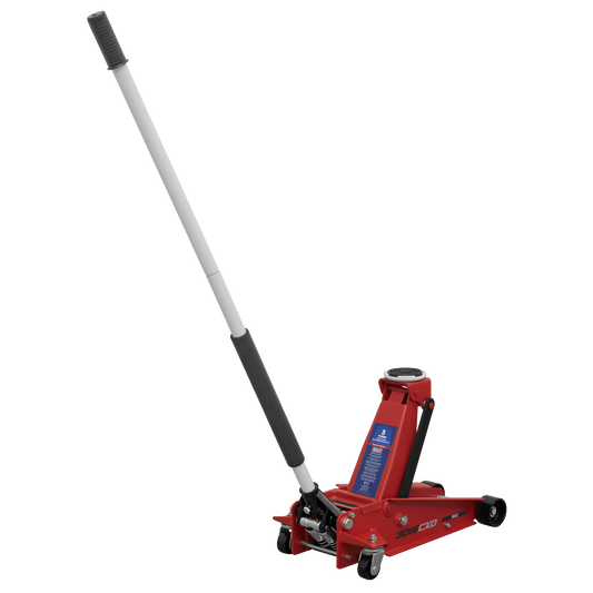 Sealey 3tonne Trolley Jack with Super Rocket Lift 3015CXD
