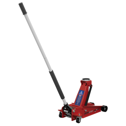 Sealey 3tonne Trolley Jack with Super Rocket Lift 3015CXD
