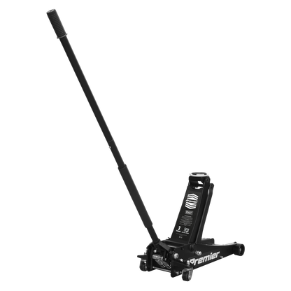 Sealey 3tonne Trolley Jack with Rocket Lift - Black 3040AB