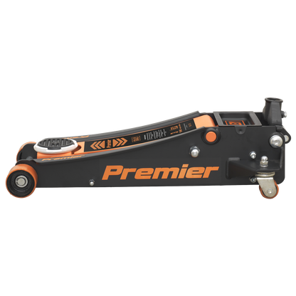 Sealey 3tonne Trolley Jack with Rocket Lift - Orange 3040AO