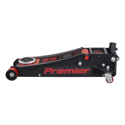 Sealey 3tonne Trolley Jack with Rocket Lift - Red 3040AR