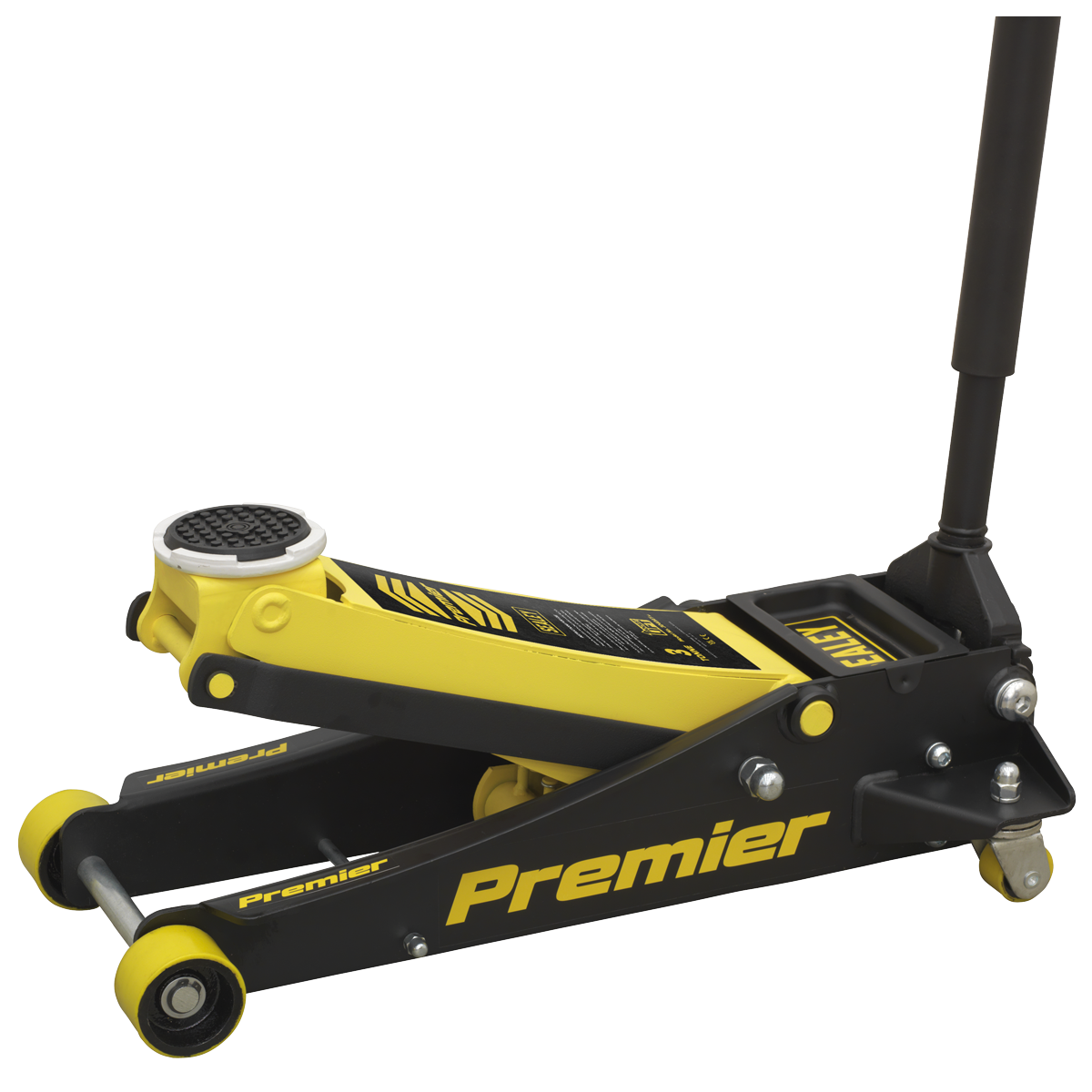 Sealey 3tonne Trolley Jack with Rocket Lift - Yellow 3040AY