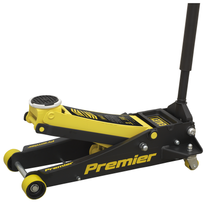 Sealey 3tonne Trolley Jack with Rocket Lift - Yellow 3040AY