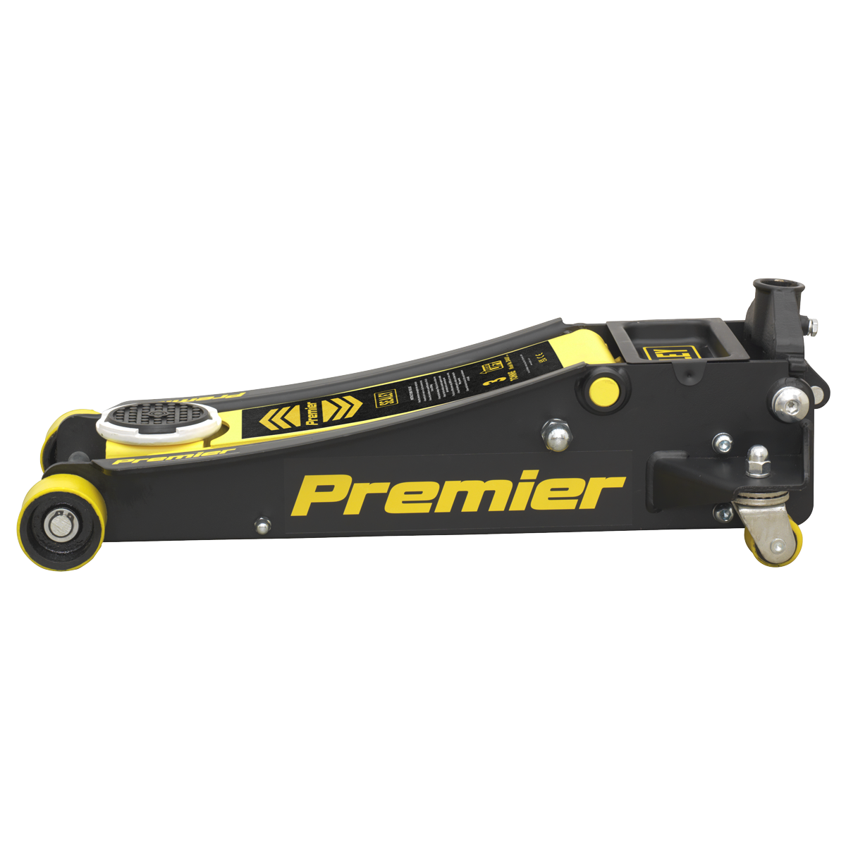 Sealey 3tonne Trolley Jack with Rocket Lift - Yellow 3040AY