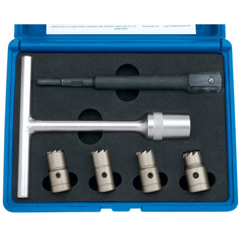 Draper Diesel Injector Seat Cutter Set (6 Piece) DRA-30823