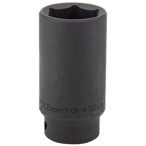 Draper Deep Impact Socket, 1/2" Sq. Dr., 30mm DRA-30870