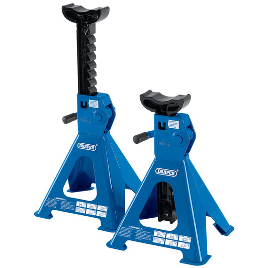 Draper Ratcheting Axle Stands, 2 Tonne (Pair) DRA-30878