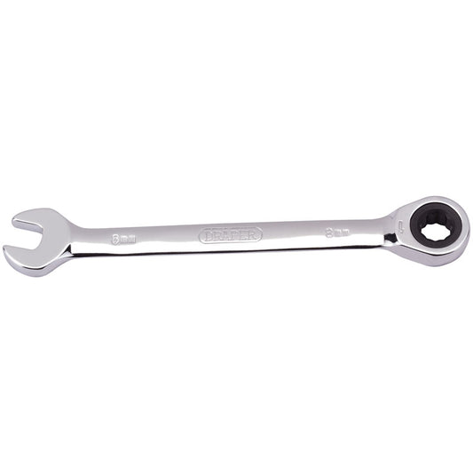 Draper Metric Ratcheting Combination Spanner, 8mm DRA-31005