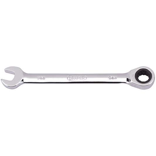 Draper Metric Ratcheting Combination Spanner, 9mm DRA-31006