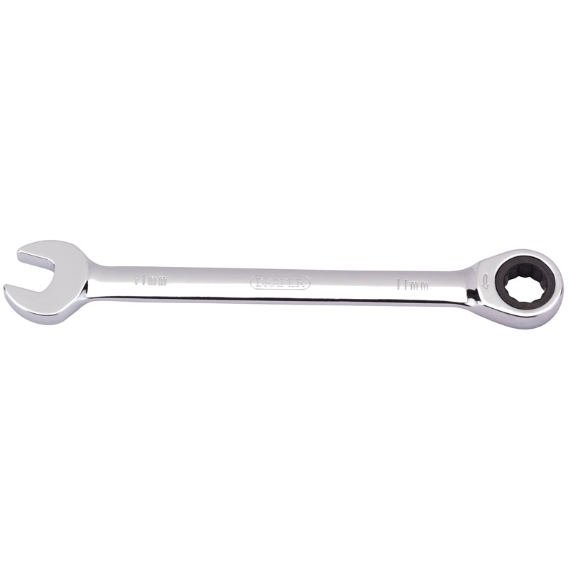 Draper Metric Ratcheting Combination Spanner, 11mm DRA-31008