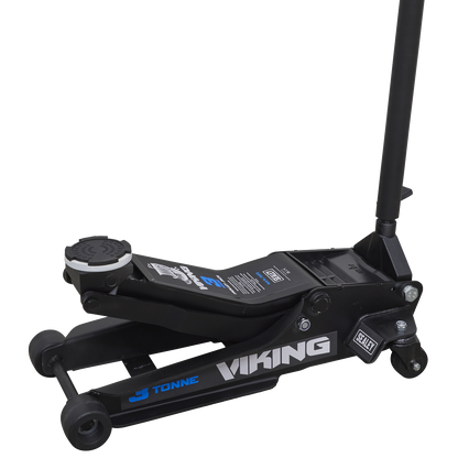 Sealey Viking 3tonne Low Entry Trolley Jack with Rocket Lift 3100TB
