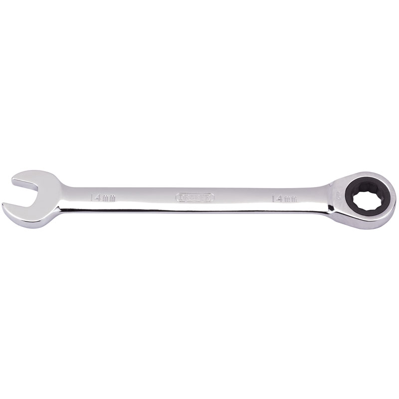 Draper Metric Ratcheting Combination Spanner, 14mm DRA-31011