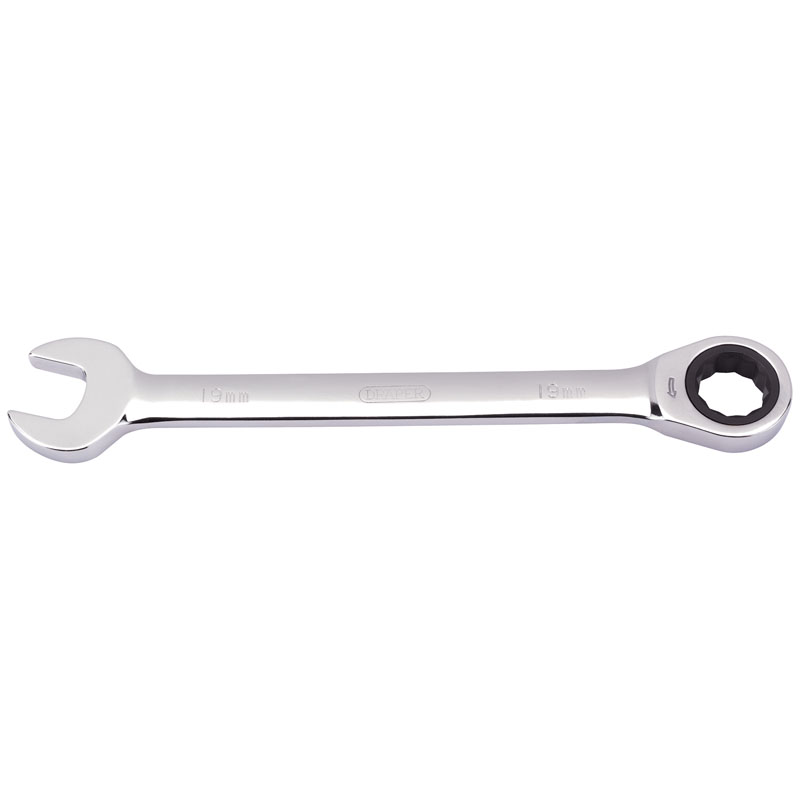 Draper Metric Ratcheting Combination Spanner, 19mm DRA-31018