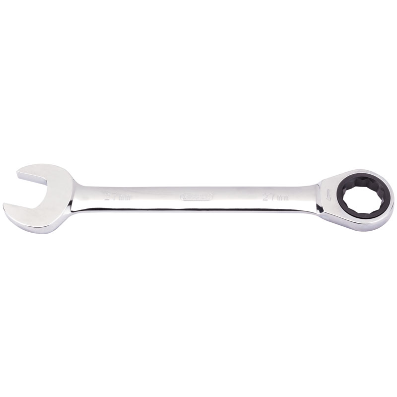 Draper Metric Ratcheting Combination Spanner, 27mm DRA-31025