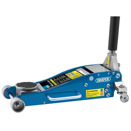Draper Aluminium and Steel Trolley Jack, 2.5 Tonne DRA-31479