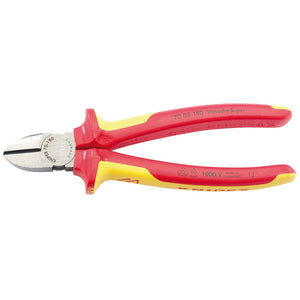 Knipex 70 08 180UKSBE VDE Fully Insulated Diagonal Side Cutters, 180mm DRA-32021