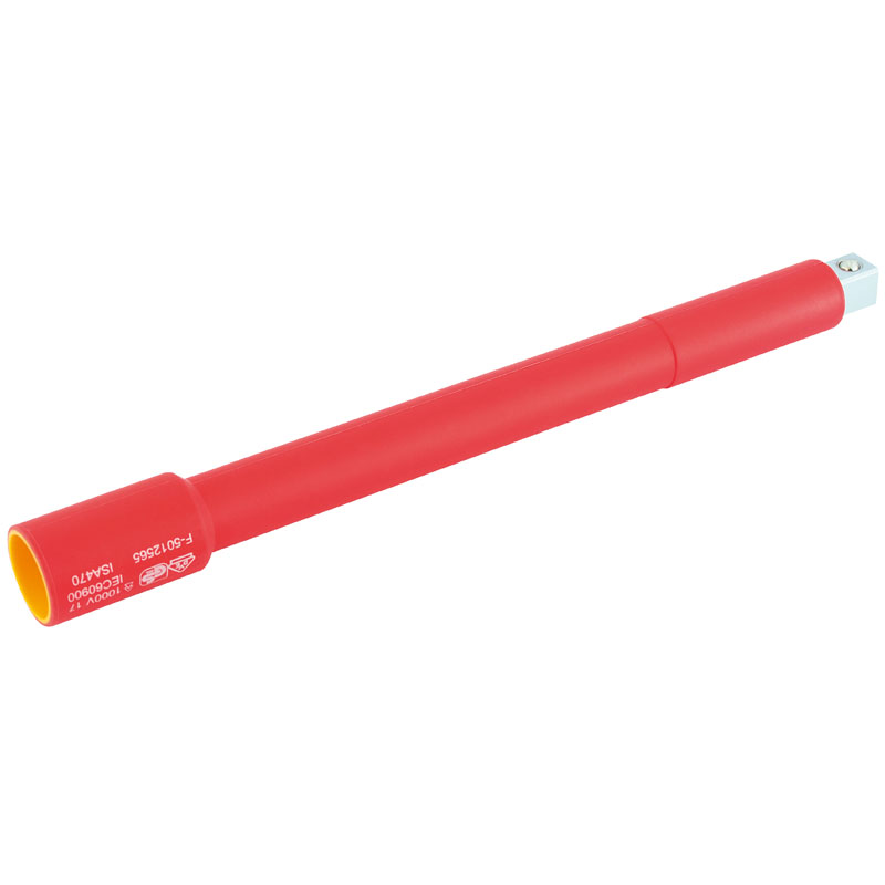 Draper VDE Approved Fully Insulated Extension Bar, 1/2" Sq. Dr., 250mm DRA-32144
