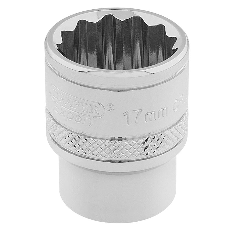 Draper HI-TORQ® ; 12 Point Socket, 3/8" Sq. Dr., 17mm DRA-32781