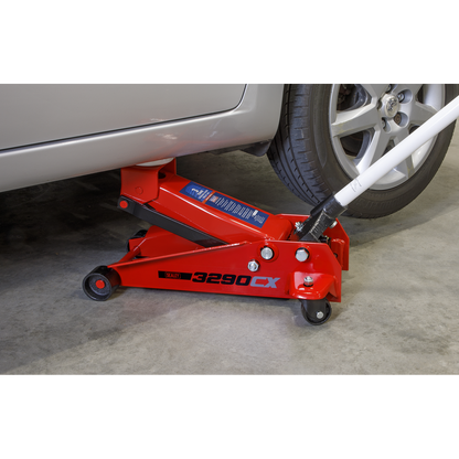 Sealey 3tonne Standard Chassis Trolley Jack 3290CX