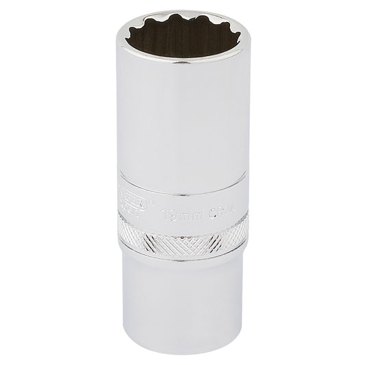 Draper HI-TORQ® ; 12 Point Deep Socket, 3/8" Sq. Dr., 19mm DRA-33036