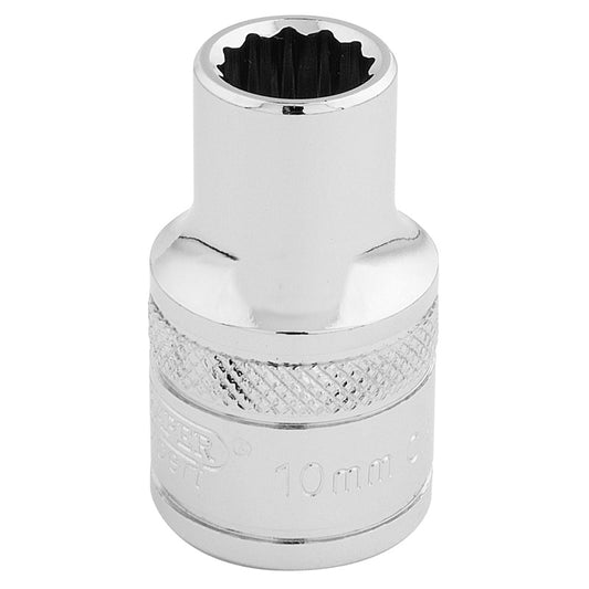 Draper HI-TORQ® ; 12 Point Socket, 1/2" Sq. Dr., 10mm DRA-33093