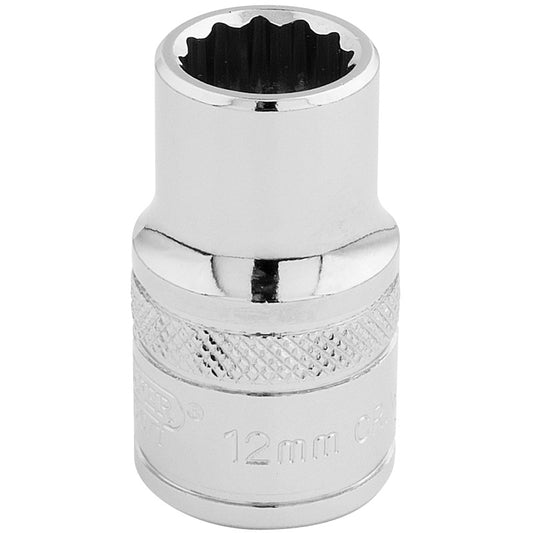 Draper HI-TORQ® ; 12 Point Socket, 1/2" Sq. Dr., 12mm DRA-33097