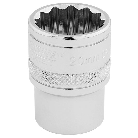 Draper HI-TORQ® ; 12 Point Socket, 1/2" Sq. Dr., 20mm DRA-33289