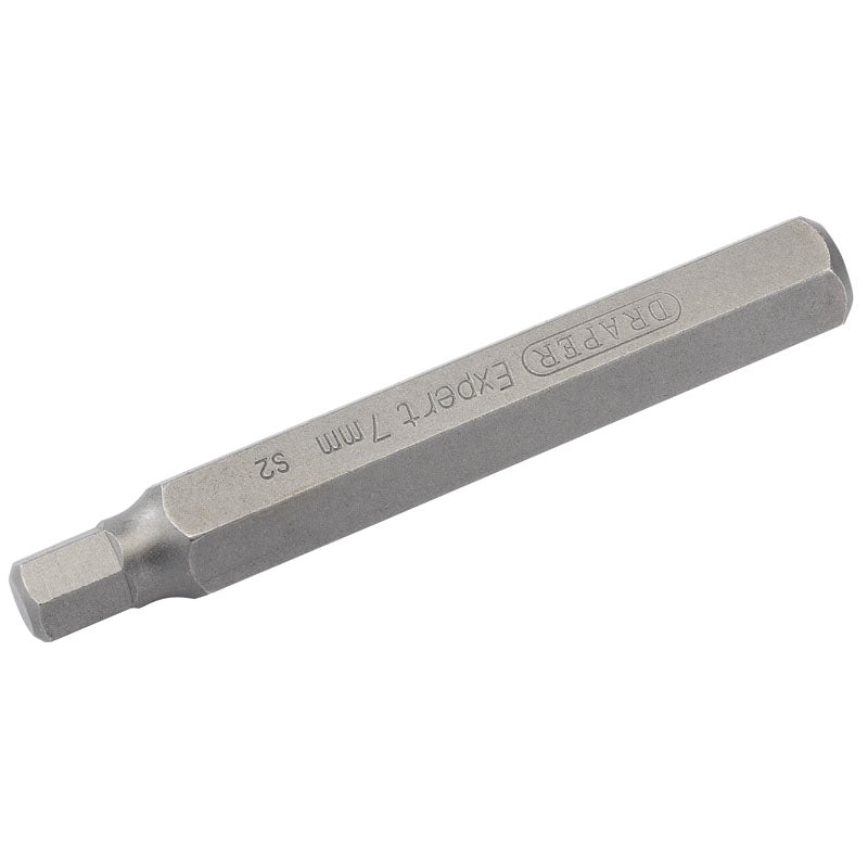 Draper 7mm x 75mm Hexagonal 10mm Insert Bit for Mechanic's Bit Sets DRA-33335