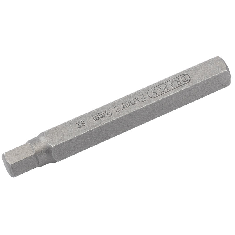Draper 8mm x 75mm Hexagonal 10mm Insert Bit for Mechanic's Bit Sets 21932, 33614 and 59985 DRA-33336
