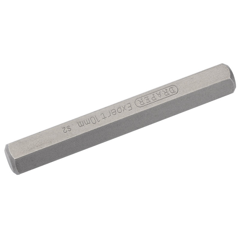 Draper 10mm x 75mm Hexagonal 10mm Insert Bit for Mechanic's Bit Sets DRA-33337