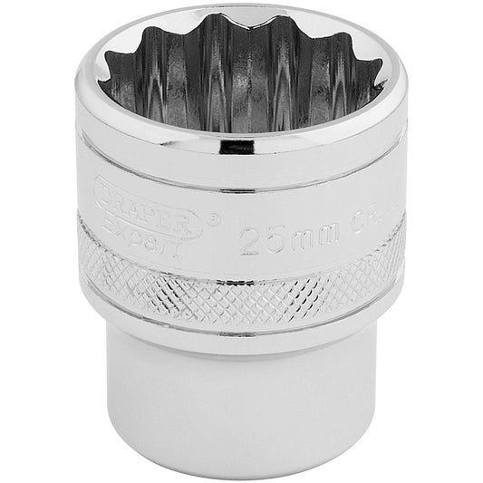 Draper HI-TORQ® ; 12 Point Socket, 1/2" Sq. Dr., 25mm DRA-33418