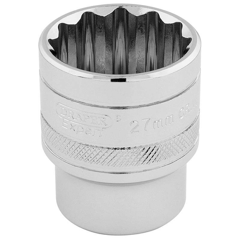 Draper HI-TORQ® ; 12 Point Socket, 1/2" Sq. Dr., 27mm DRA-33442