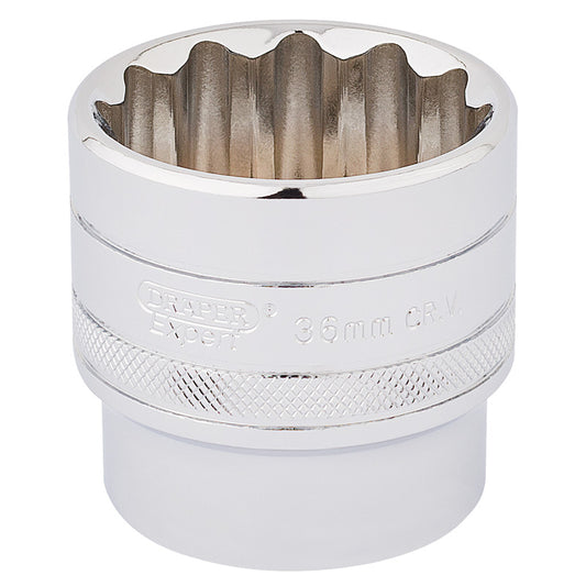 Draper HI-TORQ® ; 12 Point Socket, 1/2" Sq. Dr., 36mm DRA-33594