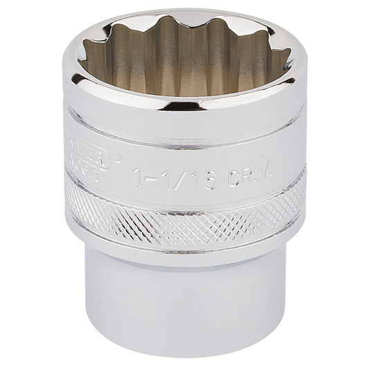 Draper HI-TORQ® ; 12 Point Socket, 1/2" Sq. Dr., 1.1/16" DRA-33726