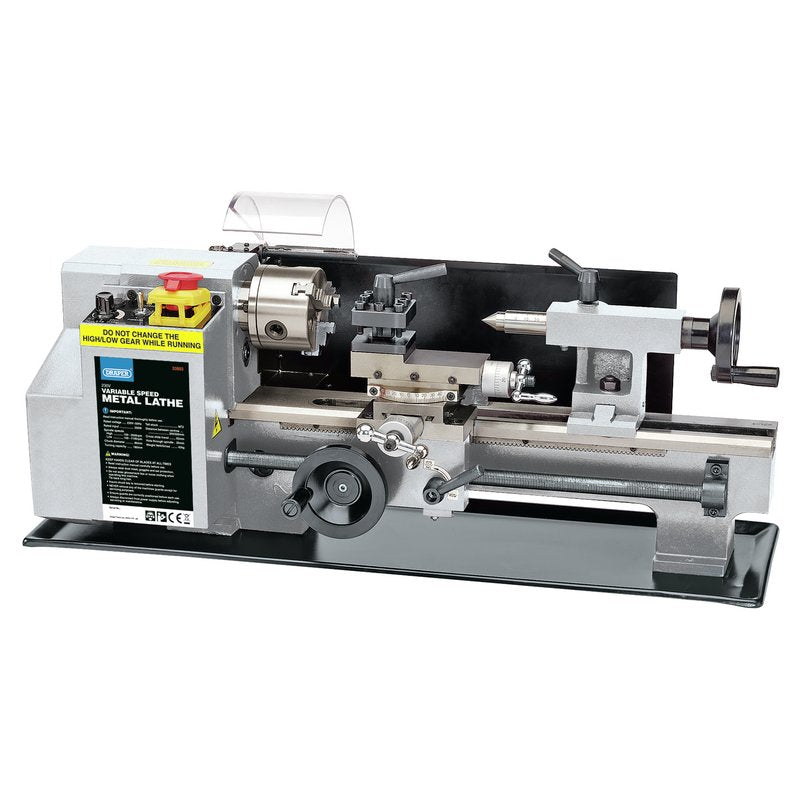 Draper Variable Speed Metal Work Lathe, 250W DRA-33893